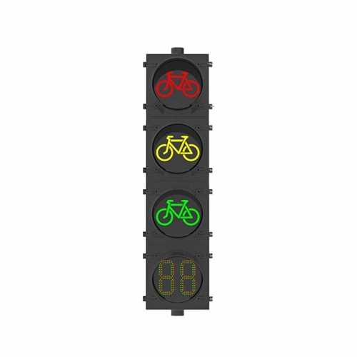 300四聯(lián)塑殼非機(jī)動車燈(帶倒計時）